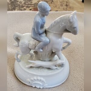 Porcelain Horse Sculpture